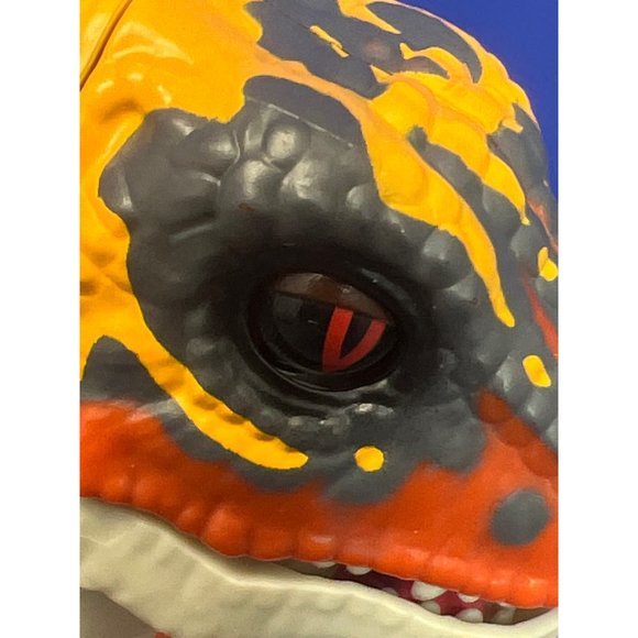 Fingerlings Dinosaur Blaze Untamed Raptor Interactive Velociraptor Orange used - Picture 5 of 8